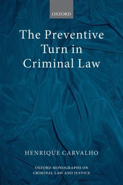Cover The Preventive Turn in Criminal Law (eBook, ePUB)