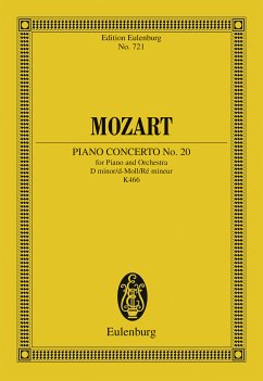 Piano Concerto No. 20 D minor (eBook, PDF) - Mozart, Wolfgang Amadeus