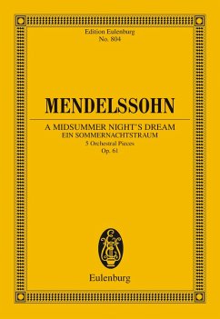 A Midsummer Night's Dream (eBook, PDF) - Mendelssohn Bartholdy, Felix