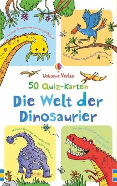 50 Quiz-Karten: Die Welt der Dinosaurier