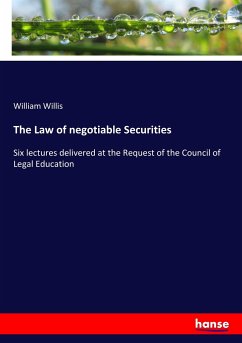 The Law of negotiable Securities