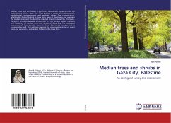 Median trees and shrubs in Gaza City, Palestine