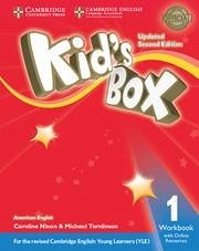 Kid's Box Level 1 Workbook with Online Resources American English - Nixon, Caroline; Tomlinson, Michael