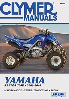 Clymer Yamaha Raptor 700R Motorcycle Repair Manual - Haynes Publishing