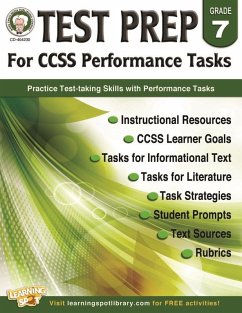 Cover Test Prep for CCSS Performance Tasks, Grade 7 (eBook, PDF)