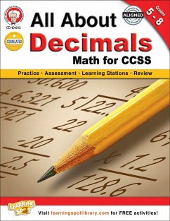 Cover All About Decimals, Grades 5 - 8 (eBook, PDF)