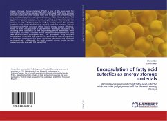 Encapsulation of fatty acid eutectics as energy storage materials