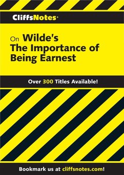CliffsNotes on Wilde's The Importance of Being Earnest (eBook, ePUB) - Kirk, Susan Van