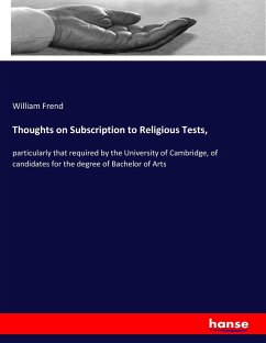 Thoughts on Subscription to Religious Tests,