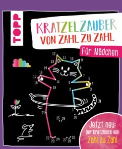 Cover Kratzelzauber von Zahl zu Zahl für Mädchen