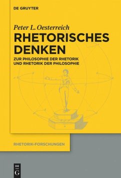 Rhetorisches Denken - Oesterreich, Peter L.