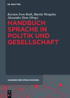 Cover Handbuch Sprache in Politik und Gesellschaft (eBook, PDF)