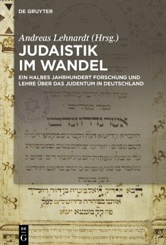 Cover Judaistik im Wandel (eBook, PDF)
