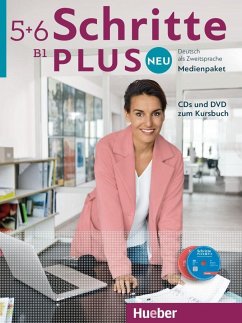 Schritte plus Neu - Medienpaket, CDs und DVD zum Kursbuch. Bd.5+6