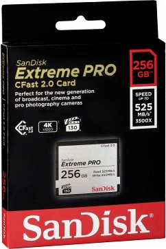 SanDisk CFAST 2.0 VPG130 256GB Extreme Pro SDCFSP-256G-G46D