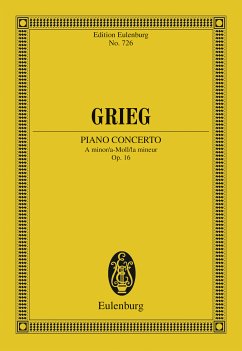 Piano Concerto A minor (eBook, PDF) - Grieg, Edvard