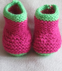 Cover Strickanleitung Babyschuhe Sohlenlänge 10 cm (eBook, ePUB)