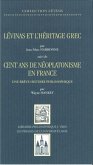 Levinas et heritage grec, suivi de cent ans (eBook, PDF)