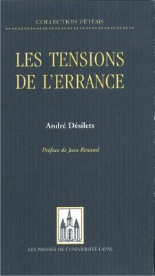 Tensions de l'errance Les (eBook, PDF) Cover Tensions de l'errance Les (eBook, PDF)