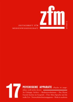 Cover Zeitschrift für Medienwissenschaft 17