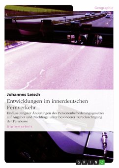 Entwicklungen im innerdeutschen Fernverkehr (eBook, ePUB)