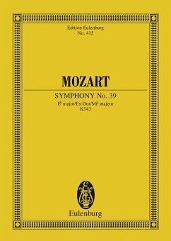 Symphony No. 39 Eb major (eBook, PDF) - Mozart, Wolfgang Amadeus