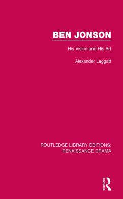 Ben Jonson (eBook, ePUB) - Leggatt, Alexander