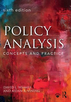 Policy Analysis (eBook, PDF) - Weimer, David; Vining, Aidan