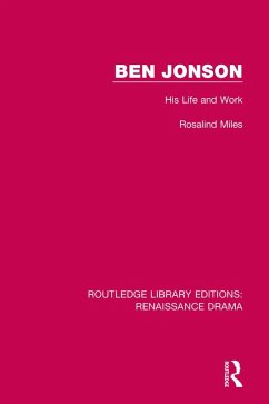 Ben Jonson (eBook, PDF) - Miles, Rosalind