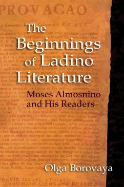 The Beginnings of Ladino Literature (eBook, ePUB) Cover The Beginnings of Ladino Literature (eBook, ePUB)