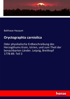 Oryctographia carniolica - Hacquet, Balthasar