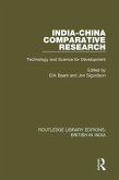 India-China Comparative Research (eBook, PDF)