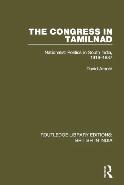 The Congress in Tamilnad (eBook, ePUB)