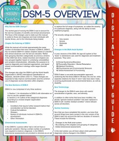 DSM-5 Overview (Speedy Study Guides) (eBook, ePUB) - Publishing, Speedy