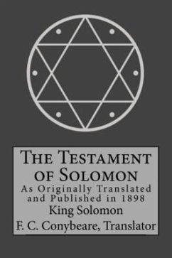 The Testament of Solomon (eBook, ePUB) - Solomon, King