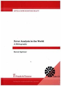 Error Analysis in the World. A Bibliography - Spillner, Bernd