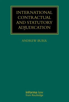 International Contractual and Statutory Adjudication (eBook, ePUB)