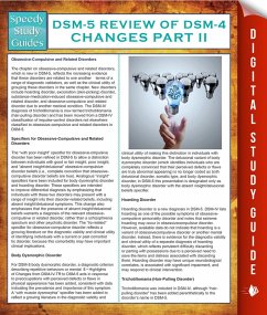 DSM-5 Review of DSM-4 Changes Part II (Speedy Study Guides) (eBook, ePUB) - Publishing, Speedy