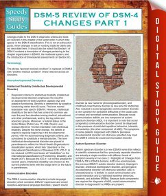 DSM-5 Review of DSM-4 Changes Part I (Speedy Study Guides) (eBook, ePUB) - Publishing, Speedy