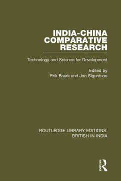 India-China Comparative Research (eBook, ePUB)