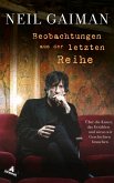 Beobachtungen aus der letzten Reihe Beobachtungen aus der letzten Reihe