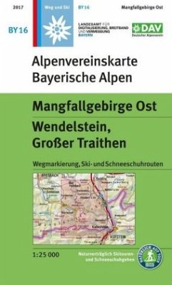 Alpenvereinskarte Mangfallgebirge Ost, Wendelstein, Großer Traithen