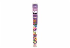 Cover Plus-Plus® 9604025 - Pastel Mix, Tube, 100 Bausteine, Konstruktionsspielzeug, pastell