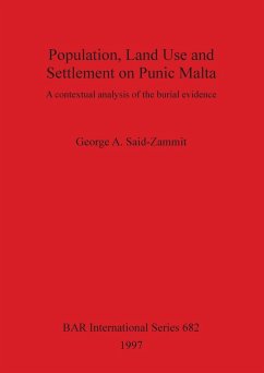 Population, Land Use and Settlement on Punic Malta - Said-Zammit, George A.