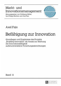 Befähigung zur Innovation - Faix, Axel