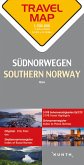 Travelmap Reisekarte Südnorwegen / Southern Norway / Sor Norge / Norvège du Sud 1:300.000