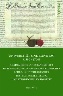 Universität und Landtag (1500-1700) - Walter, Philipp