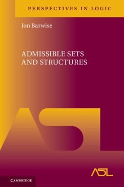 Admissible Sets and Structures (eBook, PDF) - Barwise, Jon