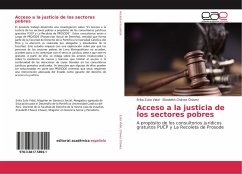 Acceso a la justicia de los sectores pobres - Zuta Vidal, Erika;Chávez Chávez, Elizabeth