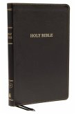 KJV, Thinline Bible, Standard Print, Imitation Leather, Black, Indexed, Red Letter Edition